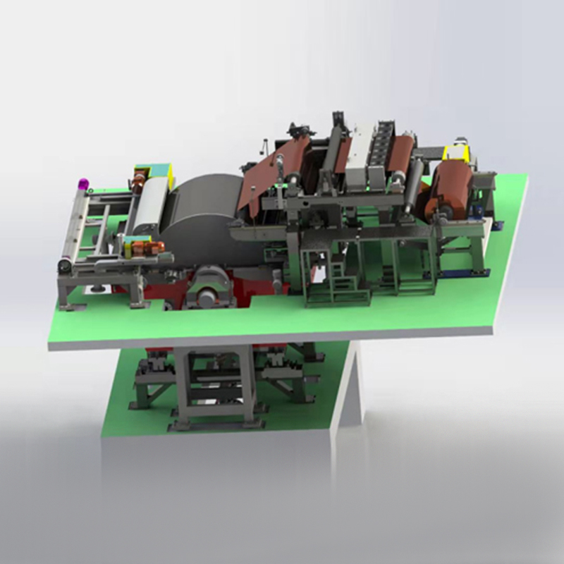 Electro-afgezette koperen foliemachine